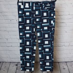 Banana Republic Sloan Geometric Ankle Pants (12)
